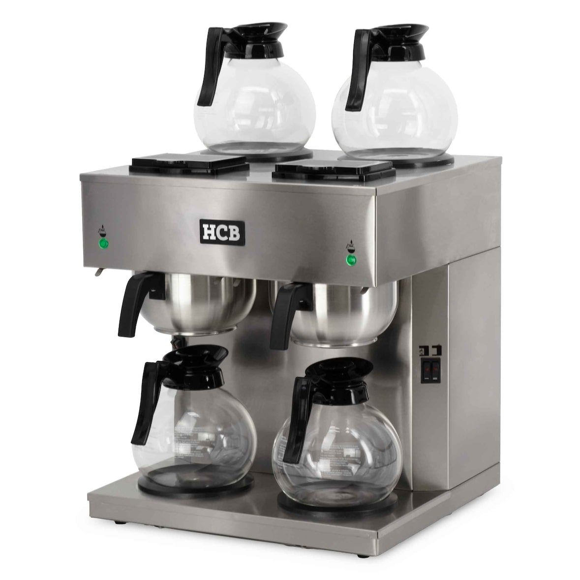 HCB Kaffeemaschine - 2 x 1,8 Liter - 230V - Edelstahl