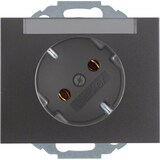 thumbnail of Berker SCHUKO-Steckdose anth/matt 47287106