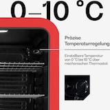 thumbnail of PopLife Getränkekühler Kühlschrank 0-10°C Retro-Design Rot