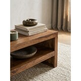 thumbnail of Sheesham Massiv Couchtisch: Modern, orientalisches Flair, Handgefertigt. 110x45x45 cm | Kadima Design