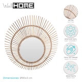 thumbnail of WellHome - Runder Rattanspiegel Ø90cm