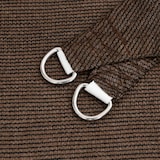 thumbnail of vidaXL Sonnensegel 160 g/m² Braun 3,5x3,5x4,9 m HDPE