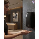 thumbnail of SET: Desinfektionsspender SENSOR, berührungslos Blanc Cosmos + 3x 1-L Haut- und Händedesinfektion - PRODUKTSET : Farbe - Schwarz / Weiß