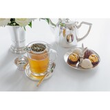 thumbnail of Teesieb Teefilter Assam mit Halter, schwerversilbert, Durchmesser 6 cm, Länge 11 cm, Höhe 4 cm