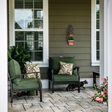 thumbnail of Relaxdays Blumenhalter, Blumentopf Wandhalterung, Ring Ø 14,5 cm, Gusseisen, HBT: 54 x 17 x 18 cm, antikes Design, braun