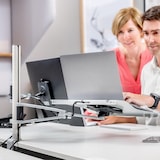 thumbnail of Novus MY twin arm 2.0 C Tischhalterung für 2 Monitore mit Tischklemme (910+6619+000)