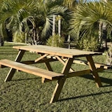 thumbnail of Mesa de piquenique clássica 177x152x71 cm