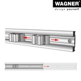 thumbnail of WAGNER Gerätehalter CLIPS & SCHIENE AUSZIEHBAR - 60-110 x 5,5 cm, Aluminium, 5 Clips, Tragkraft bis 2 kg/Clip - 15529611