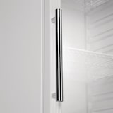 thumbnail of Frigorífico expositor para bebidas, blanco, con puerta de vidrio, con cerradura, Polar 400L CD087