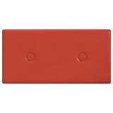 thumbnail of vidaXL Wandkopfteilen 12 pcs Rot 30 x 15 cm Kunstleder