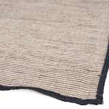 thumbnail of Bazar Bizar Servet van linnen 45x45 cm beige melange met zwarte rand