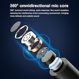 thumbnail of Microphone Sans Fil Réduction De Bruit Pour Appareils USB-C Chargement Téléphone YONIS
