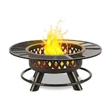 thumbnail of Rosario 3-in-1-Feuerschale Ø120cm | 70cm Grill | Tischplatte Stahl Schwarz
