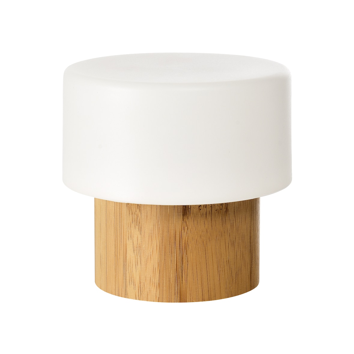 DUNI - Lampe de table Sister, acrylique et bambou, naturel et translucide, 110x110mm - 4 x 1 = 4 pièces
