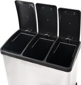thumbnail of vidaXL Recycling Treteimer Edelstahl 24 L