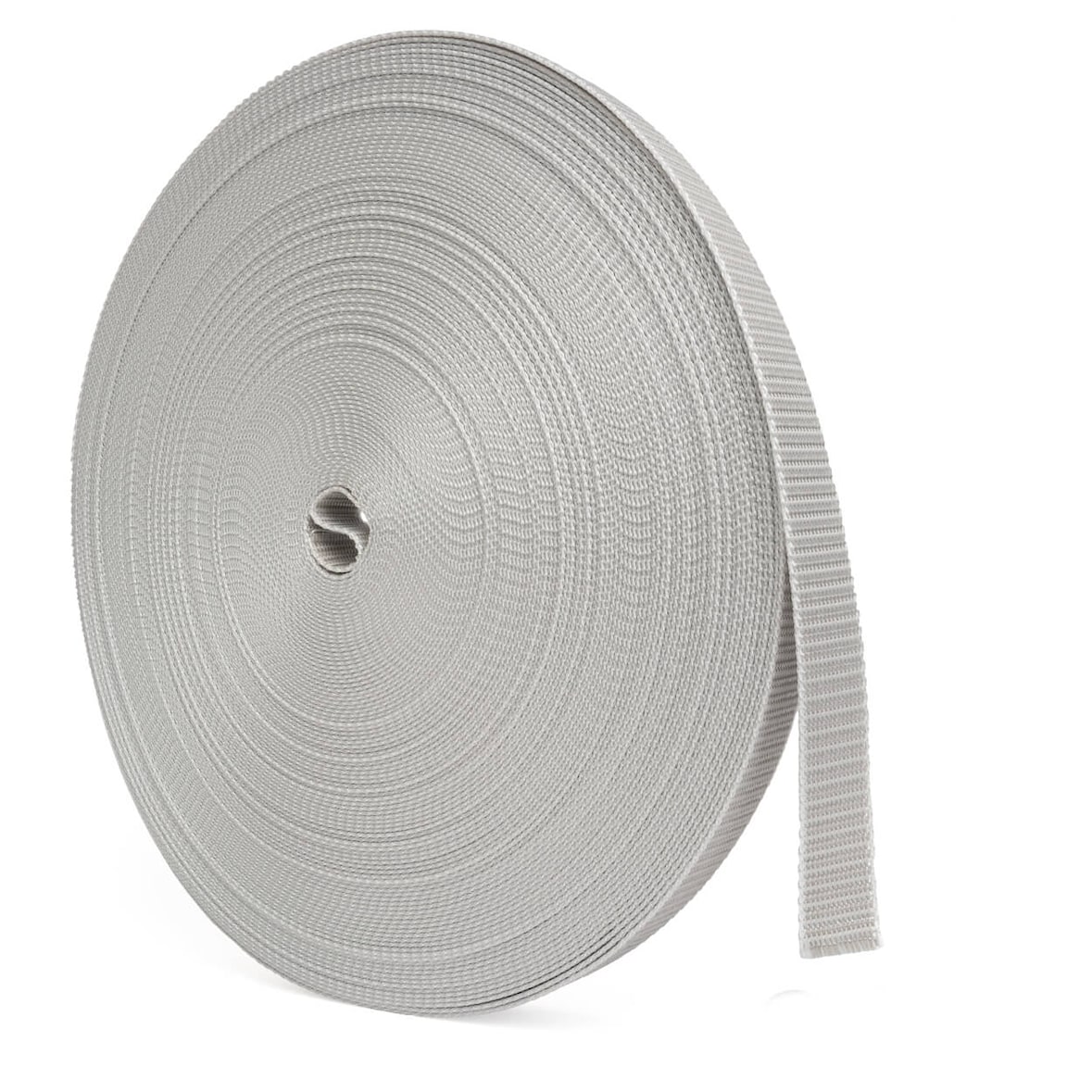 BAUHELD 50m Rollladengurt 23mm Grau