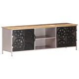 thumbnail of vidaXL TV-Schrank 120x30x40 cm Raues Mangoholz