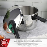 thumbnail of Magefesa DYNAMIC - Set Ollas Express Rápidas de 3 + 6L , Acero Inoxidable 18/10, 5 Sistemas de Seguridad, Apto para Todo tipo de cocinas, Inducción