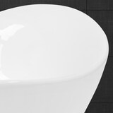 thumbnail of ML-Design Aufsatzwaschbecken Keramik Weiß glänzend 59 × 39,5 × 20,5 cm, oval, mit Abflussloch, inkl. Ablaufgarnitur – modernes Waschbecken