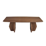 thumbnail of Angel Cerdá Ovaler Couchtisch aus Nussbaumholz 2142C