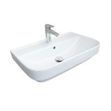 thumbnail of Waschbecken Slim Waschtisch Überlauf Spülbecken Keramik Hängewaschbecken 55cm