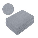 thumbnail of Doppelpack Marke Frottee Spannbettlaken Grau 180 x 200 cm