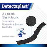thumbnail of Detectaplast Pflaster Heavy Duty Schwarz Textil 18 x 2 cm