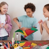 thumbnail of Cartulina de Colores, Cartulina A3 Colores Intensos,Hojas de Colores 180gr para Manualidades · m-office  (50 hojas, Surtido Fuerte)