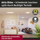 thumbnail of Paulmann Panneau LED Atria Shine Backlight  IP44 carré 293x293mm  16W 1600lm 4000K Esthétique bois 71035