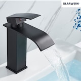 thumbnail of ROSA | Torneira de banheiro cascata de hotel premium preta | Torneira misturadora para cozinha em aço inox | Torneira de design quadrado