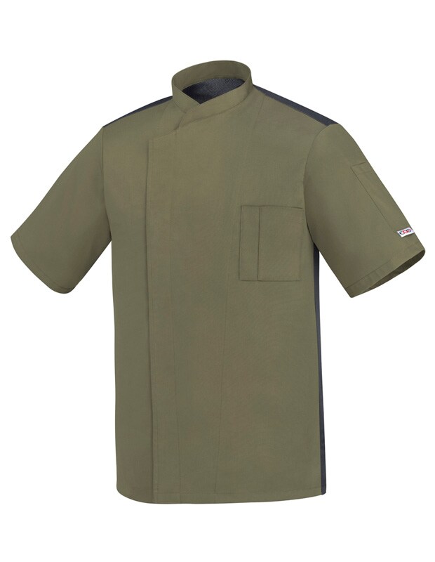 Egochef Jaleca de Cozinha Ottavio MM Olive Green. Unissexo-S