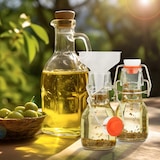 thumbnail of Relaxdays kleine Flaschen, 30er Set, 50 ml, Glasflaschen zum Befüllen, für Liköre & Öle, Bügelverschluss, transparent