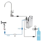 thumbnail of Tafelwasseranlage BieTal® Set Wasserhahn 1-Wege TWA-200 ohne Kühlung ohne Filter