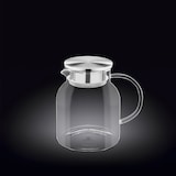 thumbnail of Wilmax Borosilikat Glas Krug mit Edelstahl-Deckel, 1000ml