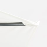 thumbnail of Guarda-sol de jardim redondo fixo, tecido 270 cm, alumínio, cor bege, 250 cm