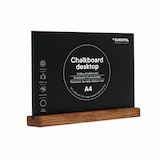 thumbnail of Europel Quadro-negro modelo de mesa A4 horizontal, pacote com 10 unidades, 356267