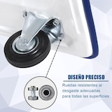 thumbnail of Carro DASCK Plataforma de Carga Plegable con Ruedas – 150 kg – Acero Reforzado – Compacto y Robusto – Azul/Blanco