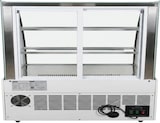thumbnail of Romux® Kühlvitrine für Konditorei Standgerät 2 Böden Gebogenes Glas Weiß 800 Liter Umluftkühlung | Professionelle Vitrinen