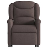 thumbnail of vidaXL Elektrischer Massagesessel mit Aufstehhilfe Dunkelbraun Stoff