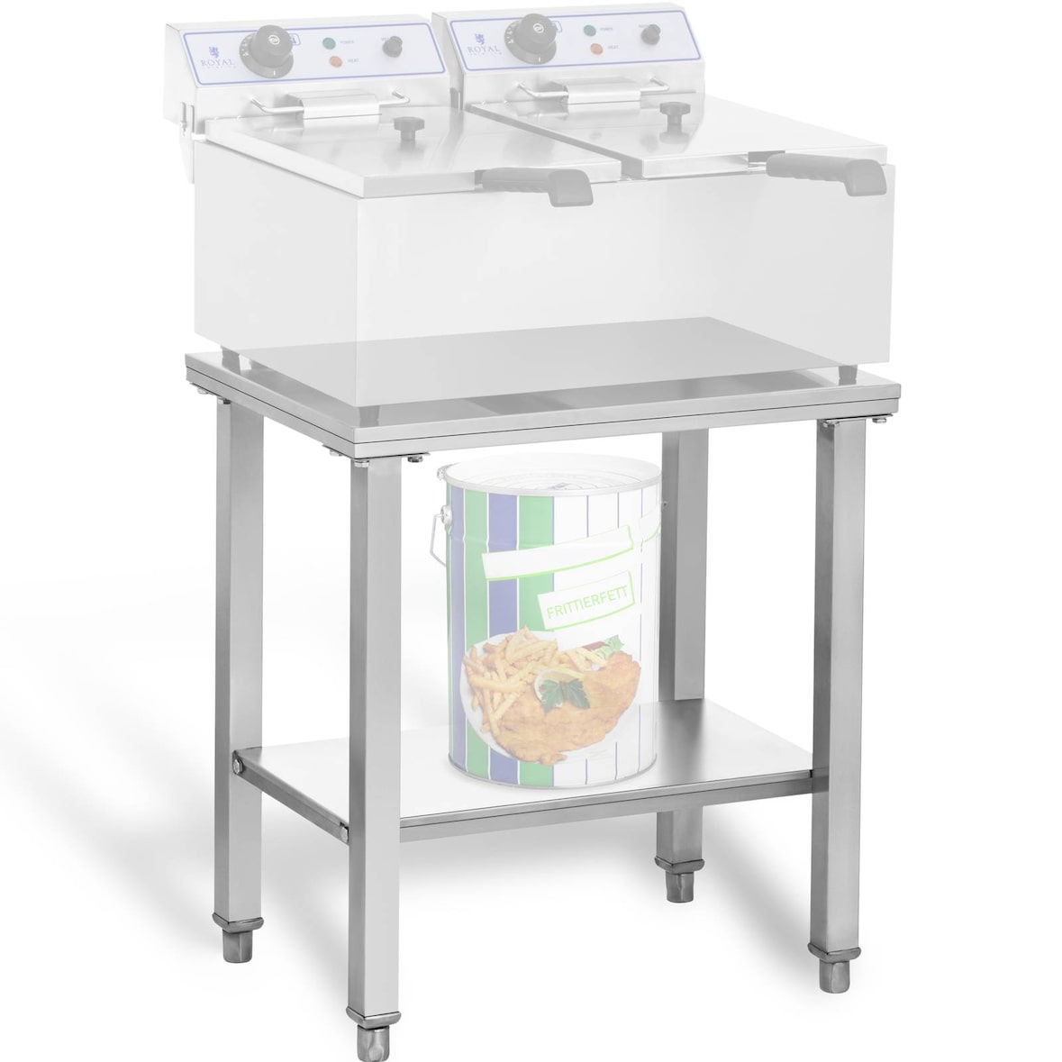 Royal Catering - Onderstel voor friteuse - 62 x 42 cm