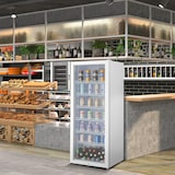 thumbnail of METRO PROFESSIONAL Réfrigérateur à boissons GSC4240, métal / plastique / verre, 54 x 54.5 x 139.5 cm, 237 L, refroidissement statique, 110 W, blanc