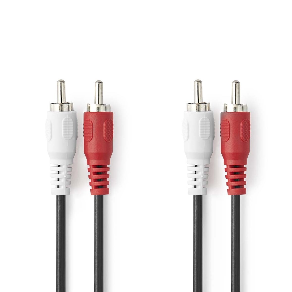 Câble Audio Stéréo  2x Rca Mâles - 2x Rca Mâles  10 M  Noir Usage Non Intensif Nedis