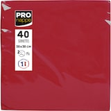thumbnail of ProNappe - Tovaglioli monouso in ovatta di cellulosa micro-goffrata a 2 veli, 38x38cm - Colore rosso - 1200 pezzi