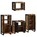 thumbnail of vidaXL Badezimmermöbel Set 4 pcs Mehrfarbig Massives recyceltes Holz