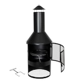 thumbnail of BURI Garten- und Terrassenkamin Gartengrill Gartenkamin Feuerstelle Grill Grillrost
