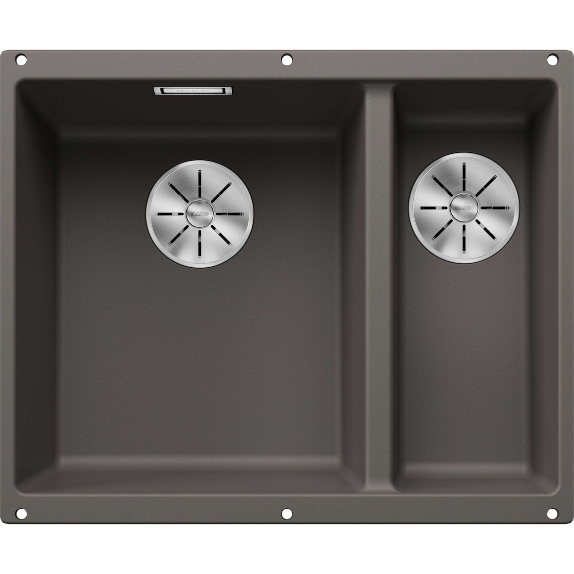 BLANCO SUBLINE 340/160-U Einbauspüle SILGRANIT vulkangrau ab 60 cm