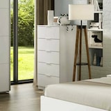 thumbnail of Dmora Cassettiera Mesquite, Settimanale a 5 cassetti, Mobile Comò per camera da letto, Settimanale moderno, 60x40h110 cm, Bianco