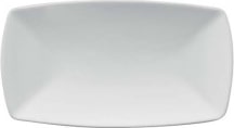 Tokio Uni Rechteckplatte 36x21cm * - weiß -