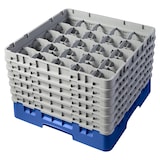 thumbnail of CAMBRO - 25S1114-168 - Rack para lavagem 25 comp. 6 alturas - 8,7 cm Ø máx. - alt. máx. 29,9 cm - 50 x 50 x 34,9 cm - Azul