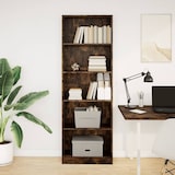 thumbnail of vidaXL Bücherregal Räuchereiche 60x24x176 cm Holzwerkstoff